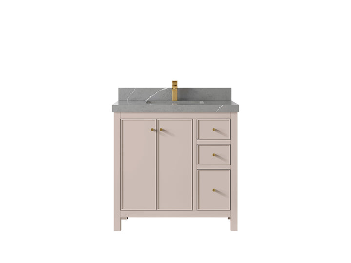 Chicago 36 in. W x 22 in. D Center Sink Bathroom Vanity - photo 35