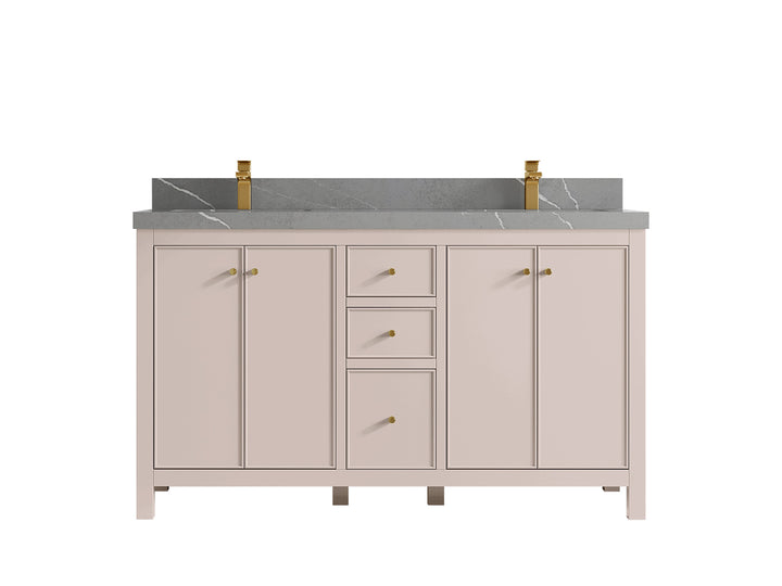Chicago 60 in. W x 22 in. D Double Sink Bathroom Vanity - photo 35