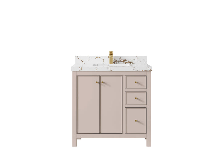 Chicago 36 in. W x 22 in. D Center Sink Bathroom Vanity - photo 37