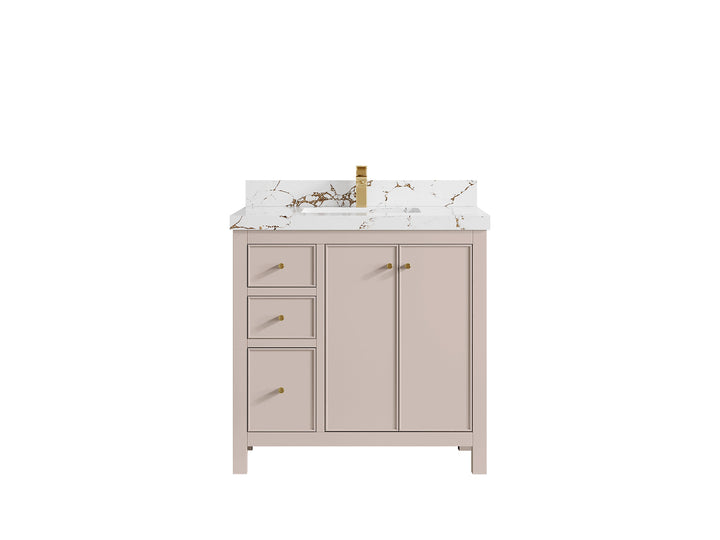Chicago 36 in. W x 22 in. D Center Sink Bathroom Vanity - photo 37