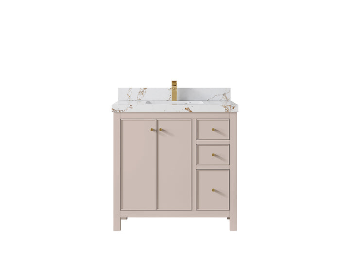Chicago 36 in. W x 22 in. D Center Sink Bathroom Vanity - photo 39