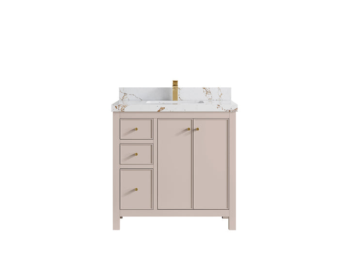 Chicago 36 in. W x 22 in. D Center Sink Bathroom Vanity - photo 39
