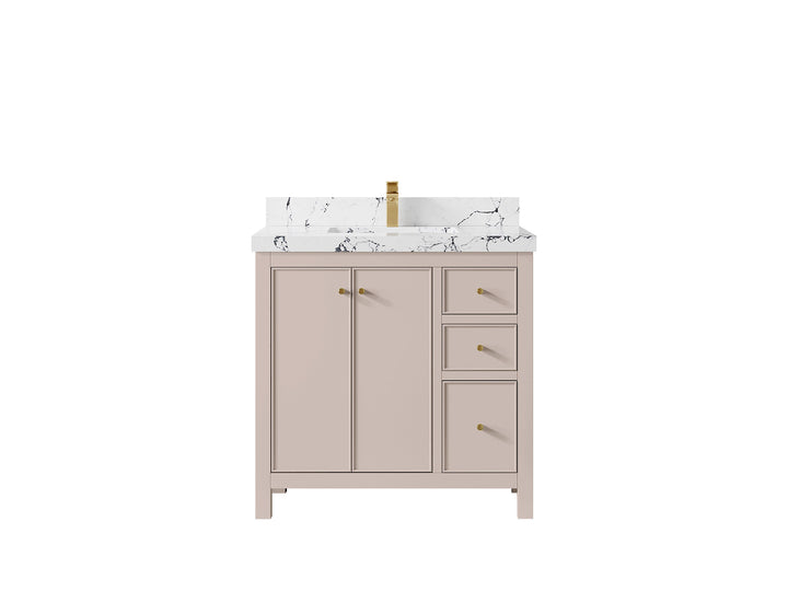 Chicago 36 in. W x 22 in. D Center Sink Bathroom Vanity - photo 41