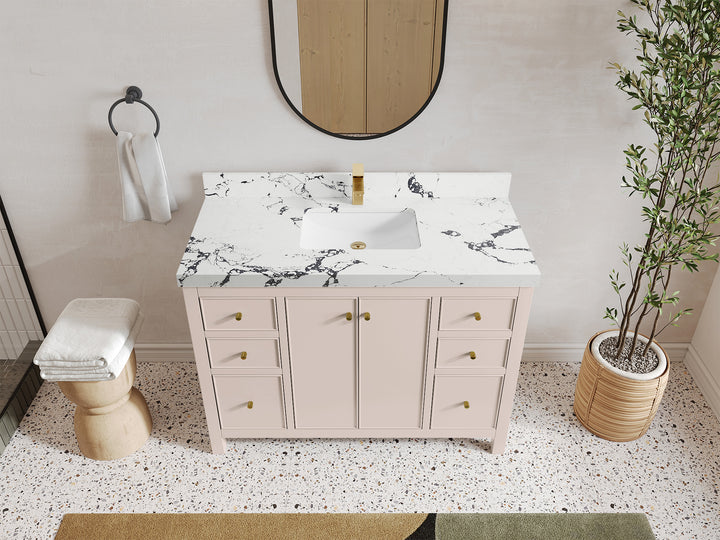 Chicago 48 in. W x 22 in. D Single Sink Bathroom Vanity - photo 40