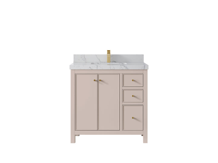 Chicago 36 in. W x 22 in. D Center Sink Bathroom Vanity - photo 43