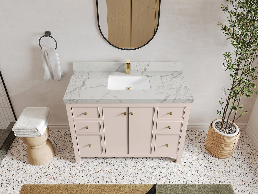 Chicago 48 in. W x 22 in. D Single Sink Bathroom Vanity