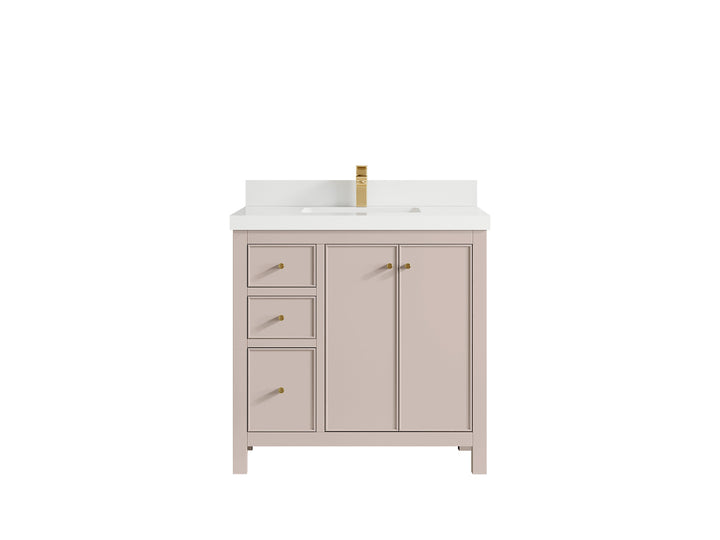Chicago 36 in. W x 22 in. D Center Sink Bathroom Vanity - photo 45