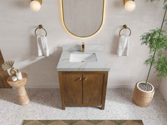 Chicago Teak 30 in. W x 22 in. D Single Sink Bathroom Vanity - photo 21