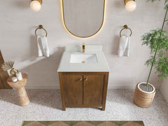 Chicago Teak 30 in. W x 22 in. D Single Sink Bathroom Vanity - photo 27