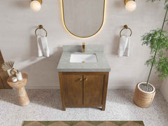 Chicago Teak 30 in. W x 22 in. D Single Sink Bathroom Vanity - photo 31