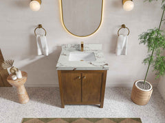 Chicago Teak 30 in. W x 22 in. D Single Sink Bathroom Vanity - photo 37
