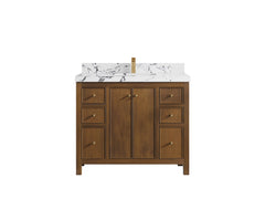 Chicago Teak 42 in. W x 22 in. D Single Sink Bathroom Vanity - photo 34