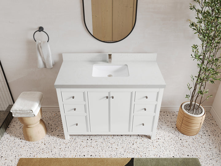 Chicago 48 in. W x 22 in. D Single Sink Bathroom Vanity - photo 12