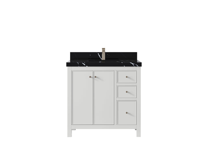 Chicago 36 in. W x 22 in. D Center Sink Bathroom Vanity - photo 9