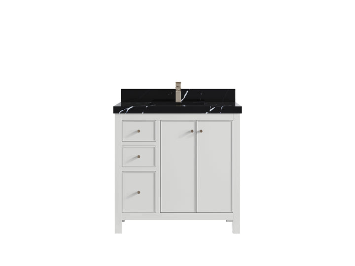 Chicago 36 in. W x 22 in. D Center Sink Bathroom Vanity - photo 9