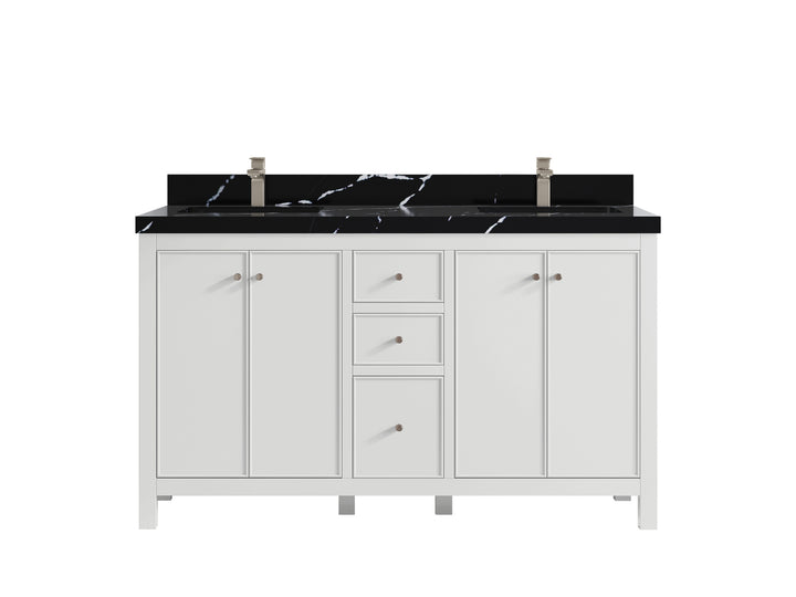 Chicago 60 in. W x 22 in. D Double Sink Bathroom Vanity - photo 9