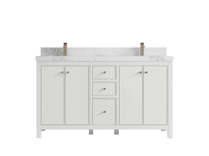 Chicago 60 in. W x 22 in. D Double Sink Bathroom Vanity - photo 19