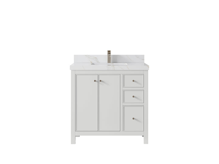 Chicago 36 in. W x 22 in. D Center Sink Bathroom Vanity - photo 17