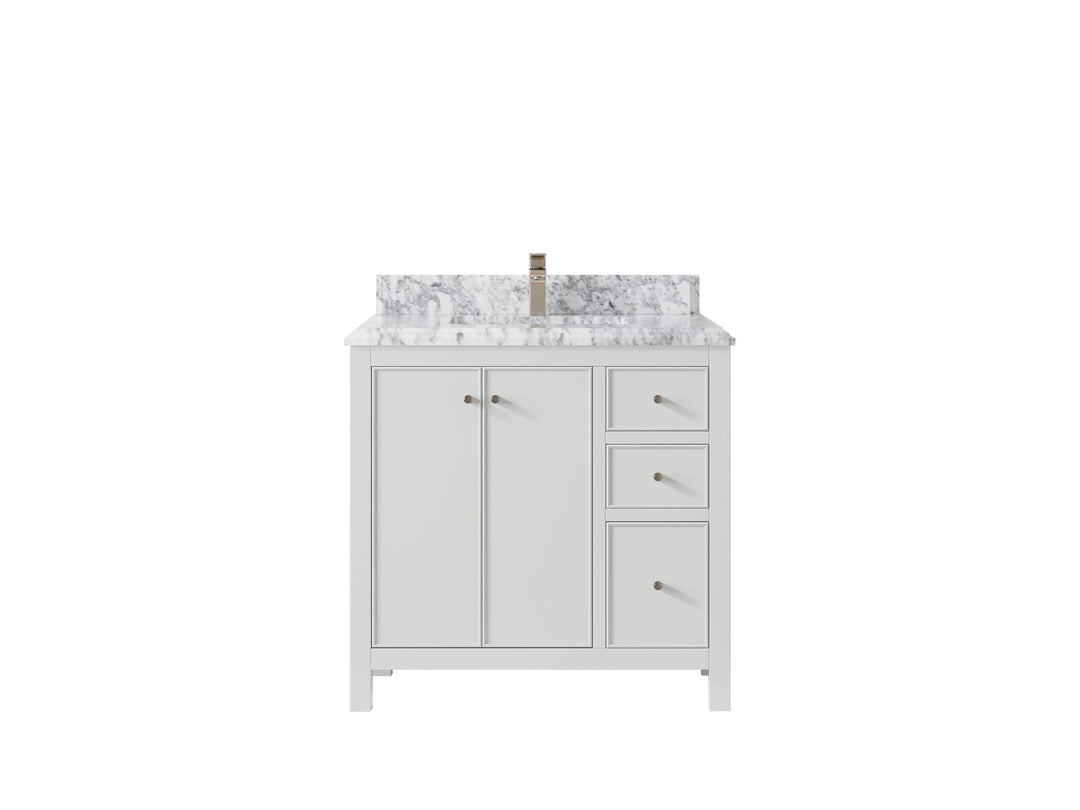Chicago 36 in. W x 22 in. D Center Sink Bathroom Vanity