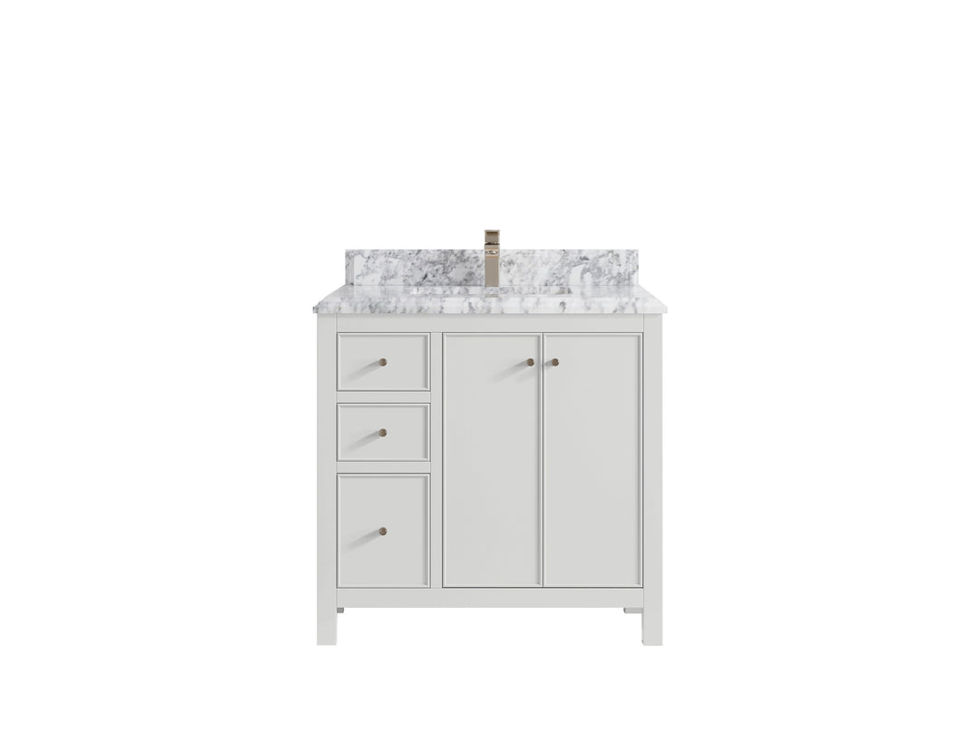 Chicago 36 in. W x 22 in. D Center Sink Bathroom Vanity