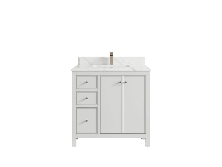 Chicago 36 in. W x 22 in. D Center Sink Bathroom Vanity - photo 25