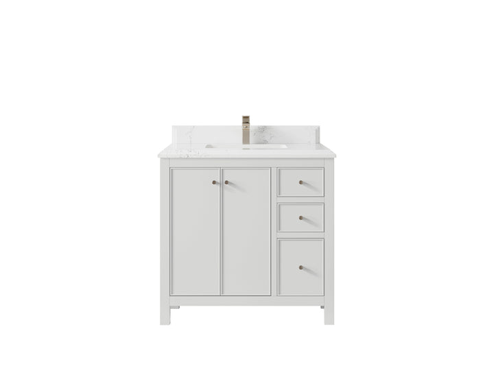 Chicago 36 in. W x 22 in. D Center Sink Bathroom Vanity - photo 23