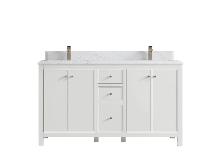 Chicago 60 in. W x 22 in. D Double Sink Bathroom Vanity - photo 27