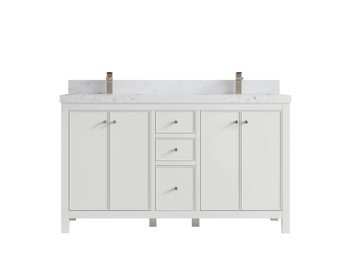 Chicago 60 in. W x 22 in. D Double Sink Bathroom Vanity - photo 31