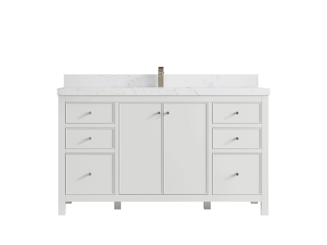 Chicago 60 in. W x 22 in. D Single Sink Bathroom Vanity