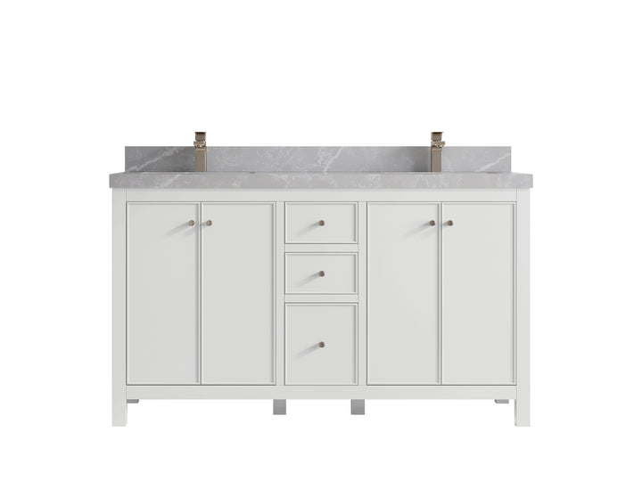 Chicago 60 in. W x 22 in. D Double Sink Bathroom Vanity - photo 33