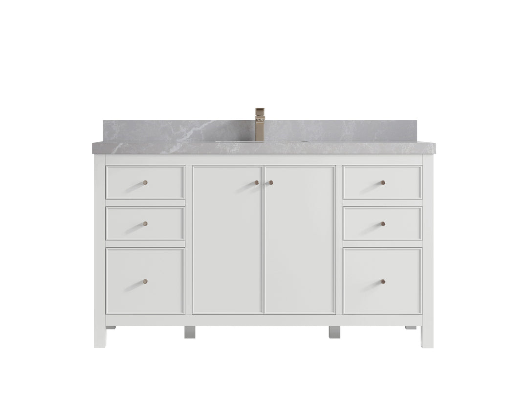 Chicago 60 in. W x 22 in. D Single Sink Bathroom Vanity