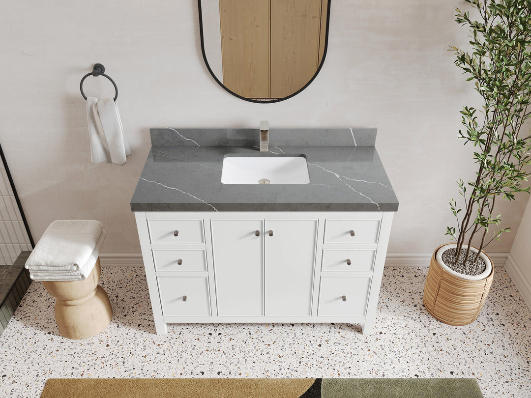 Chicago 48 in. W x 22 in. D Single Sink Bathroom Vanity