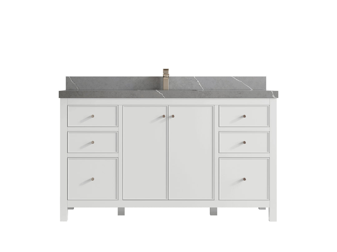Chicago 60 in. W x 22 in. D Single Sink Bathroom Vanity
