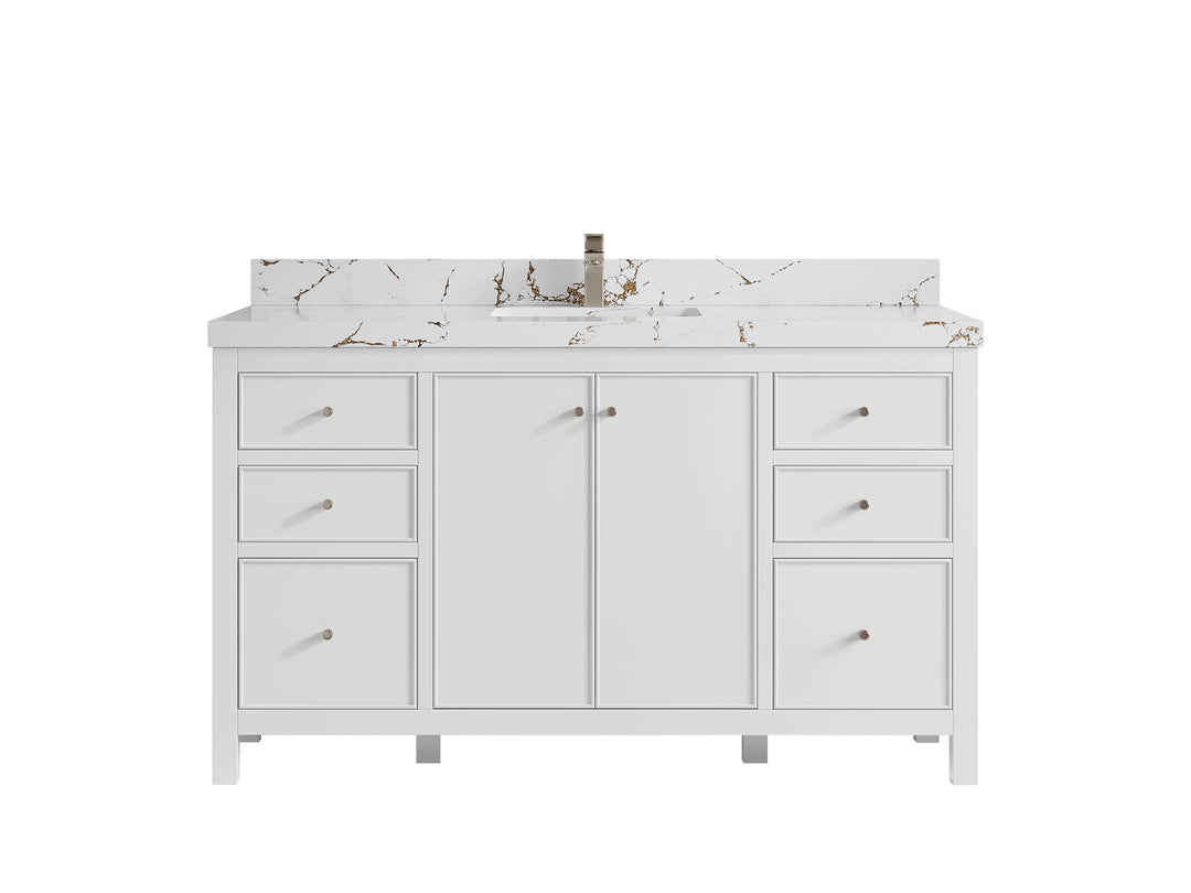 Chicago 60 in. W x 22 in. D Single Sink Bathroom Vanity