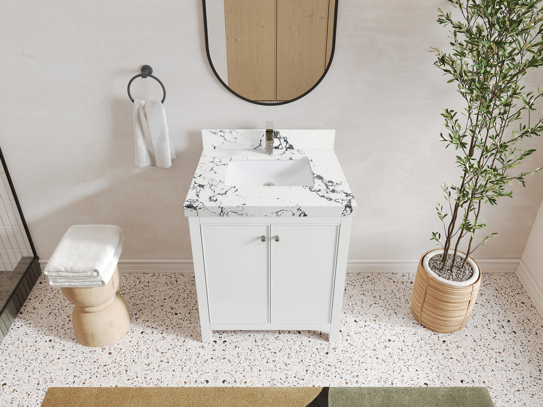 Chicago 30 in. W x 22 in. D Single Sink Bathroom Vanity