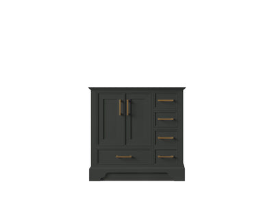 Charlotte 36 in. W x 22 in. D Left Offset Sink Bathroom Vanity