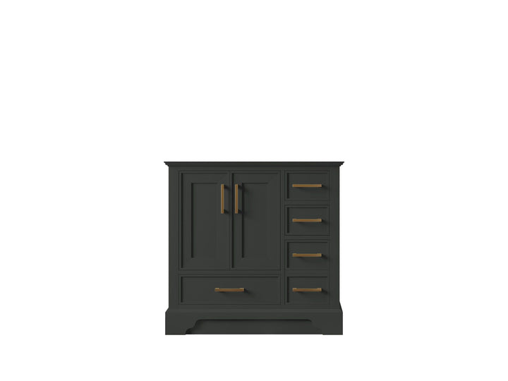 Charlotte 36 in. W x 22 in. D Left Offset Sink Bathroom Vanity - photo 43