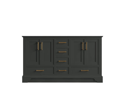 Charlotte 60 in. W x 22 in. D Double Sink Bathroom Vanity