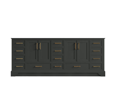 Charlotte 84 in. W x 22 in. D Double Sink Bathroom Vanity