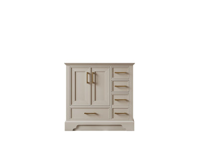 Charlotte 36 in. W x 22 in. D Left Offset Sink Bathroom Vanity