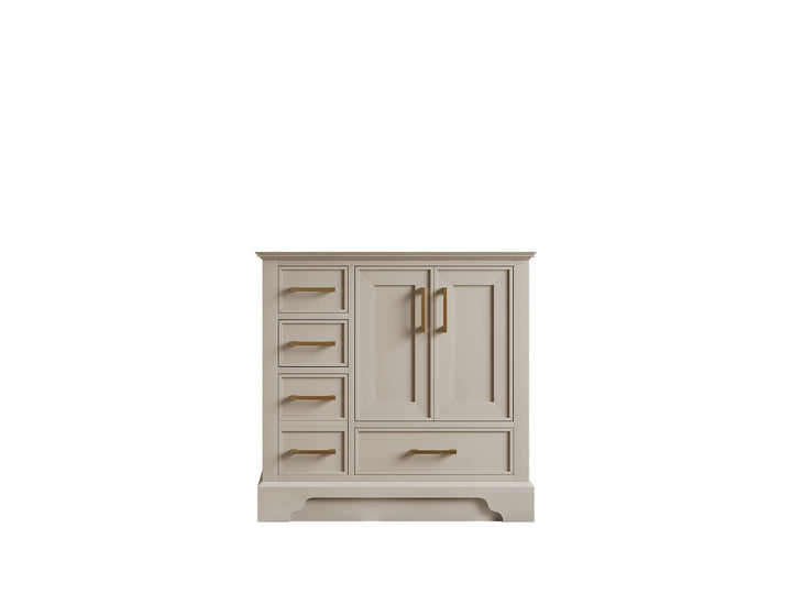 Charlotte 36 in. W x 22 in. D Right Offset Sink Bathroom Vanity - photo 43