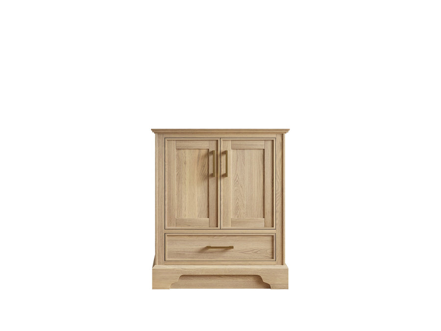 Charlotte White Oak 30 in. W x 22 in. D Single Sink Vanity Cabinet