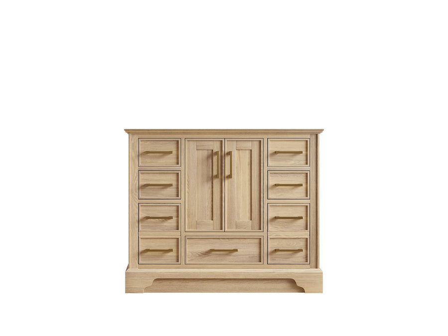 Charlotte White Oak 42 in. W x 22 in. D Single Sink Vanity Cabinet