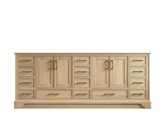 Charlotte White Oak 84 in. W x 22 in. D Double Sink Bathroom Vanity - photo 8