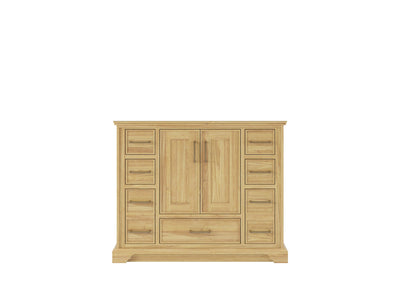 Charlotte Teak 42 in. W x 22 in. D Single Sink Bathroom Vanity in Light Natural - Cabinet Only