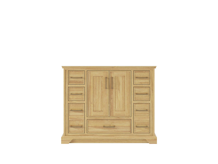 Charlotte 42 in. W x 22 in. D Single Sink Bathroom Teak Wood Vanity - photo 7