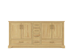 Charlotte 72 in. W x 22 in. D Double Sink Bathroom Teak Wood Vanity - photo 24