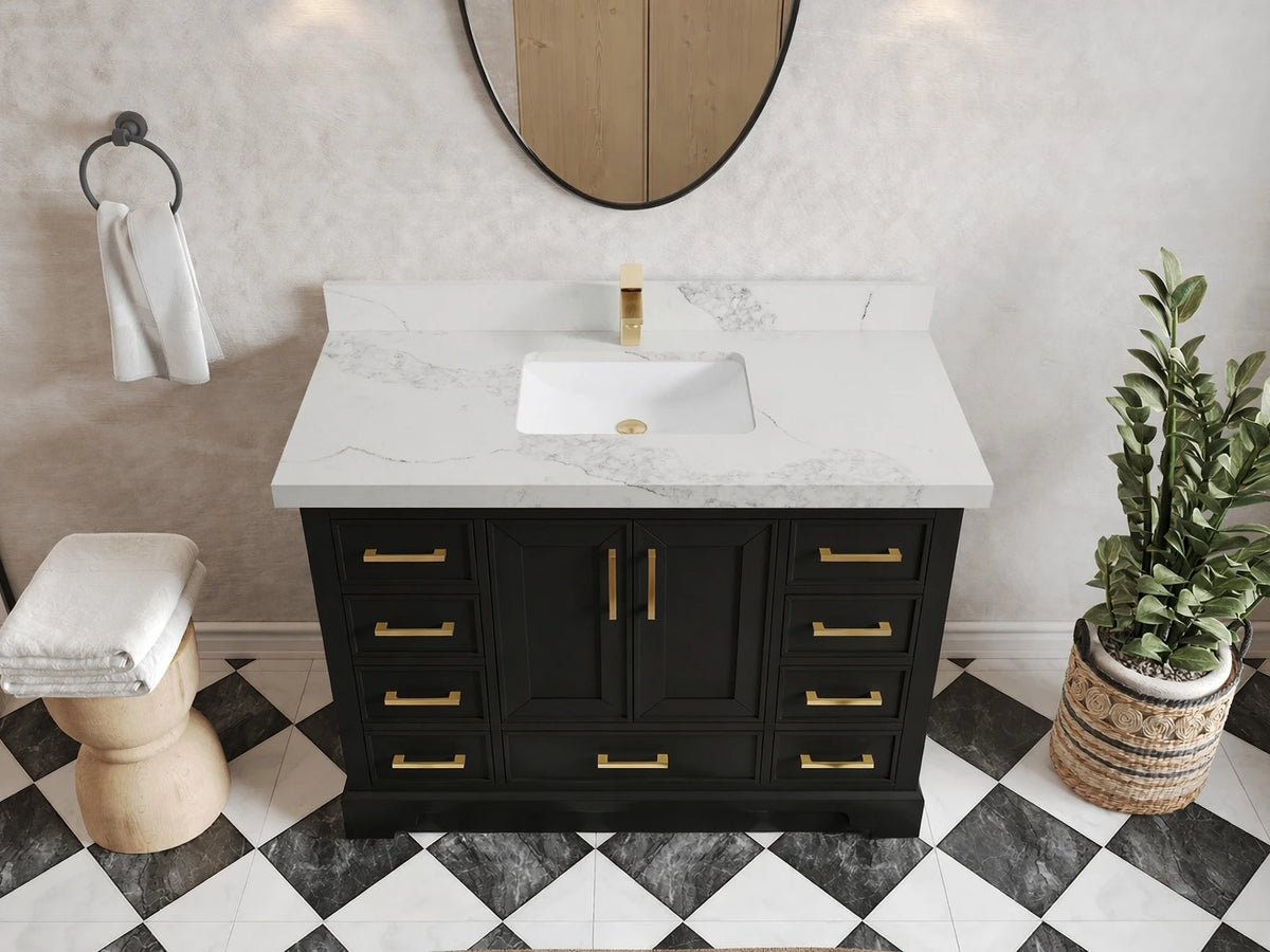 Charlotte 48 in. W x 22 in. D Single Sink Bathroom Vanity