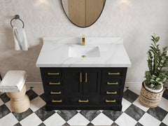 Charlotte 48 in. W x 22 in. D Single Sink Bathroom Vanity - photo 10