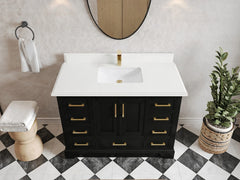 Charlotte 48 in. W x 22 in. D Single Sink Bathroom Vanity - photo 13